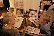 Himmelswerkstatt auf dem Münchner Christkindlmarkt (©Foto: Martin Schmitz)